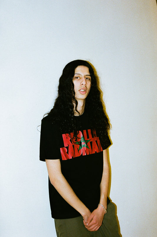 RBM MOROCCO TEE- BLACK