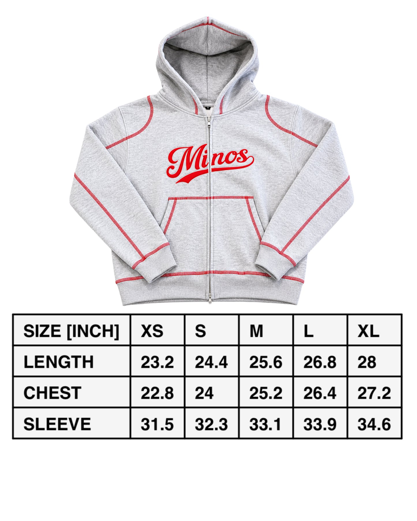 MINOS HOODIE- CHERRY