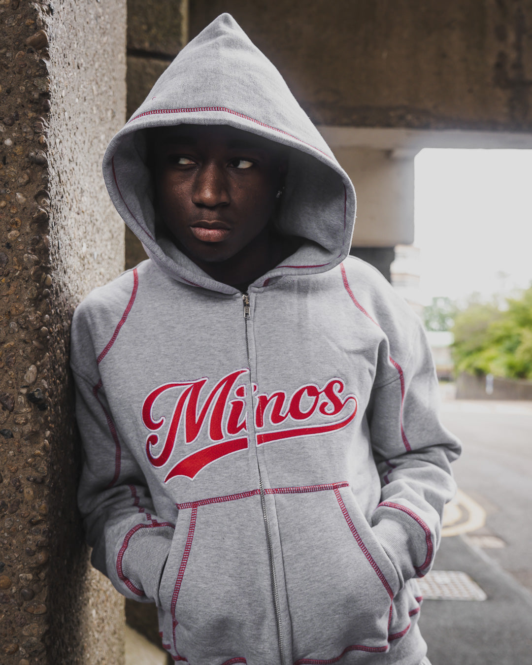 MINOS HOODIE- CHERRY